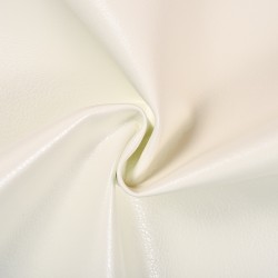 Ткань Дерматин (Кожзам) для мебели, цвет Белый (на отрез)  в Северске