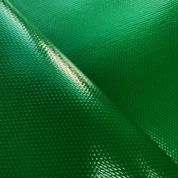 Тентовый материал ПВХ 600 гр/м2 плотная, Зелёный (Ширина 150см), на отрез  в Северске, 600 г/м2, 1189 руб