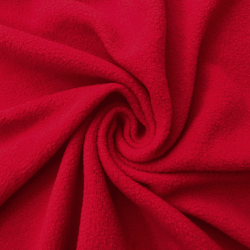 Флис Односторонний 130 гр/м2, цвет Красный (на отрез)  в Северске