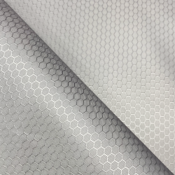Ткань Оксфорд 300D PU Рип-Стоп СОТЫ, цвет Светло-Серый (на отрез)  в Северске