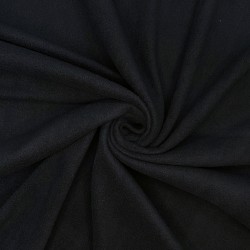 Флис Односторонний 130 гр/м2, цвет Черный (на отрез)  в Северске