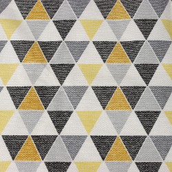 Интерьерная ткань Дак (DUCK), принт &quot;Малые Треугольники&quot; (на отрез)  в Северске