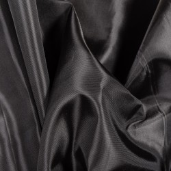 Ткань подкладочная Таффета 190Т, цвет Черный (на отрез)  в Северске