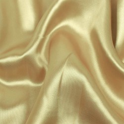 Ткань Атлас-сатин ЛЮКС, цвет Золотой (на отрез)  в Северске