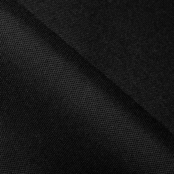 Прорезиненная ткань Оксфорд 600D ПВХ, Черный (на отрез)  в Северске