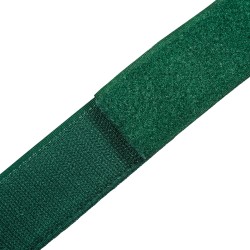 Контактная лента 40мм (38мм)  Зелёный (велькро-липучка, на отрез)  в Северске