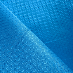 Ткань Оксфорд 300D PU Рип-Стоп СОТЫ, цвет Голубой (на отрез)  в Северске