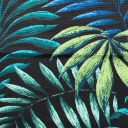 Интерьерная ткань Дак (DUCK), принт &quot;Тропические листья&quot; (на отрез)  в Северске
