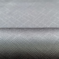 Ткань Блэкаут для штор светозатемняющая 100% &quot;Орнамент Серый&quot; (на отрез)  в Северске