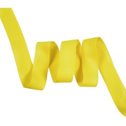 Окантовочная лента-бейка, цвет Жёлтый 22мм (на отрез)  в Северске